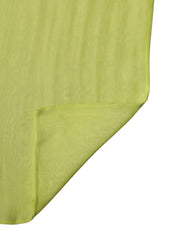 Dolce & Gabbana Gelb Grüner Seidenschal Foulard Stola 292cm x 19cm