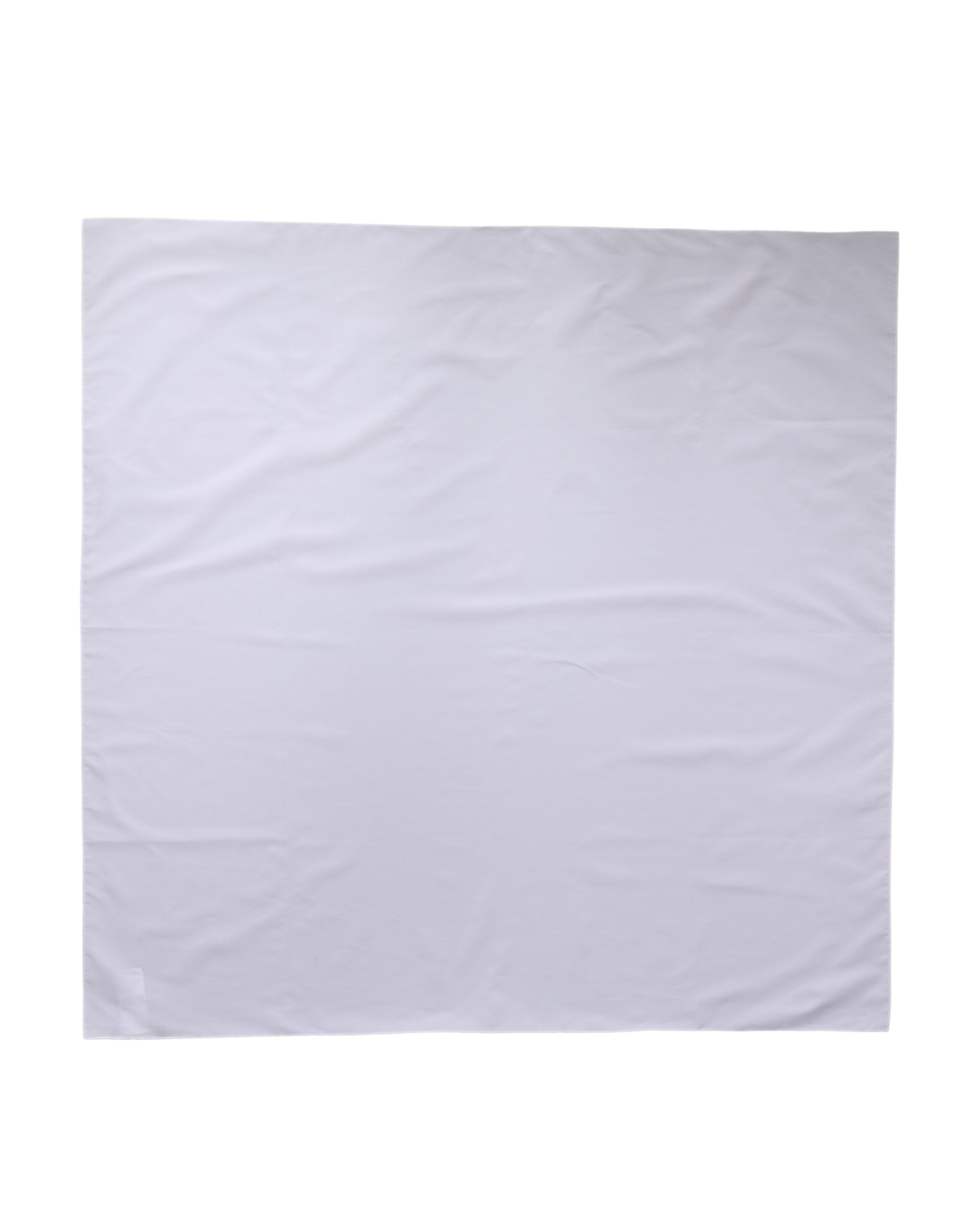 Dolce & Gabbana Weißer Baumwoll-Wickelschal, quadratisch, Stola, 91 cm x 90 cm