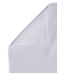Dolce & Gabbana White Silk Neck Wrap Shawl Stole 200cm x 64cm  Scarf