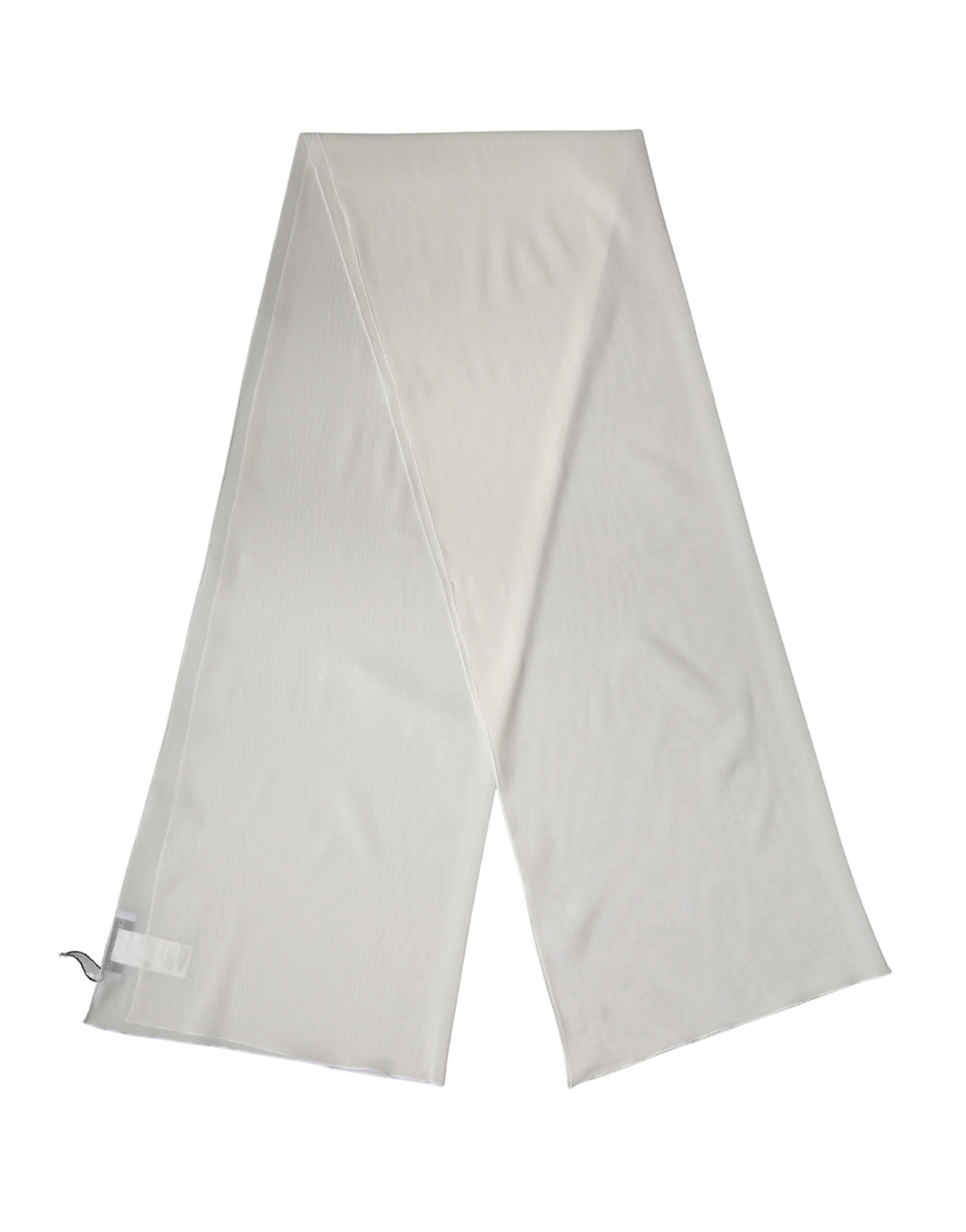 Dolce & Gabbana Off White Zijden Nekomslag Sjaal Stola 200cm x 64cm