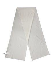 Dolce & Gabbana Off White Zijden Nekomslag Sjaal Stola 200cm x 64cm