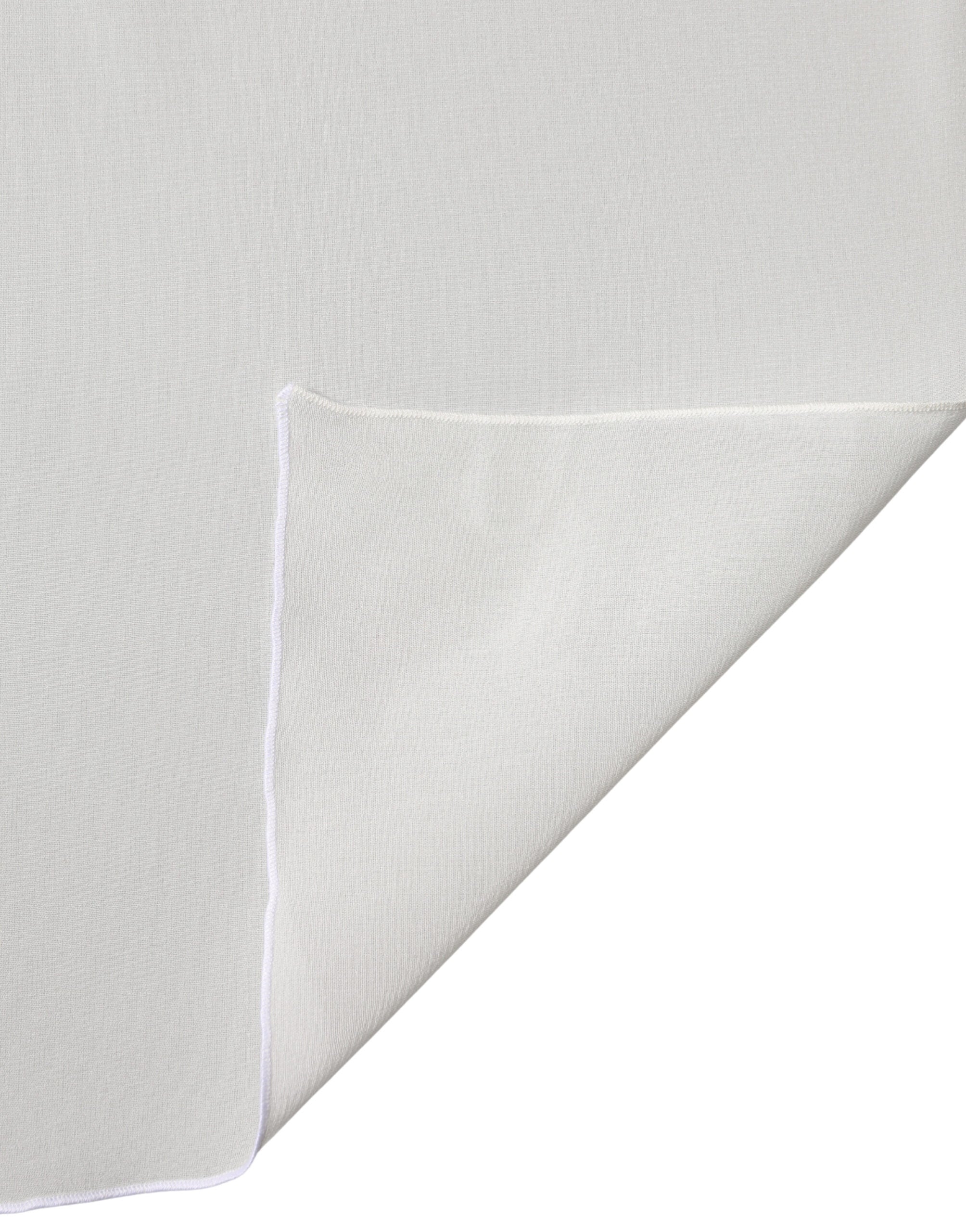 Dolce & Gabbana Off White Zijden Nekomslag Sjaal Stola 200cm x 64cm