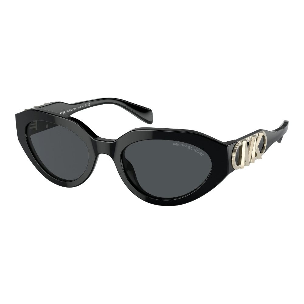 Michael Kors Schwarze Azetat-Sonnenbrille