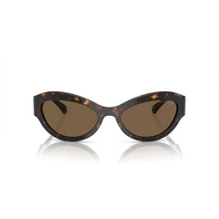 Michael Kors Braune Acetat-Sonnenbrille