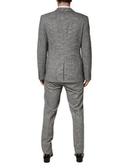 Dolce & Gabbana Gray MARTINI Single Breasted Formal 2PC Suit