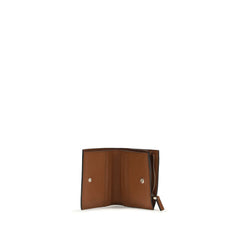 Valentino Garavani Brown Calf Leather Bos Taurus Wallet