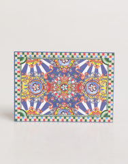 Dolce & Gabbana Multicolor Carretto Siciliano Briefkartenetui