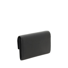 Saint Laurent Zwart Kalfsleer Bos Taurus Clutch Tas