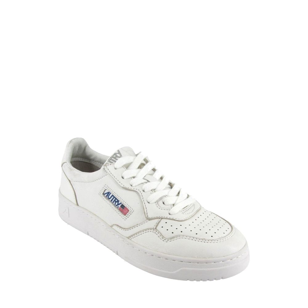 Autry Witte Leren Lage Sneakers