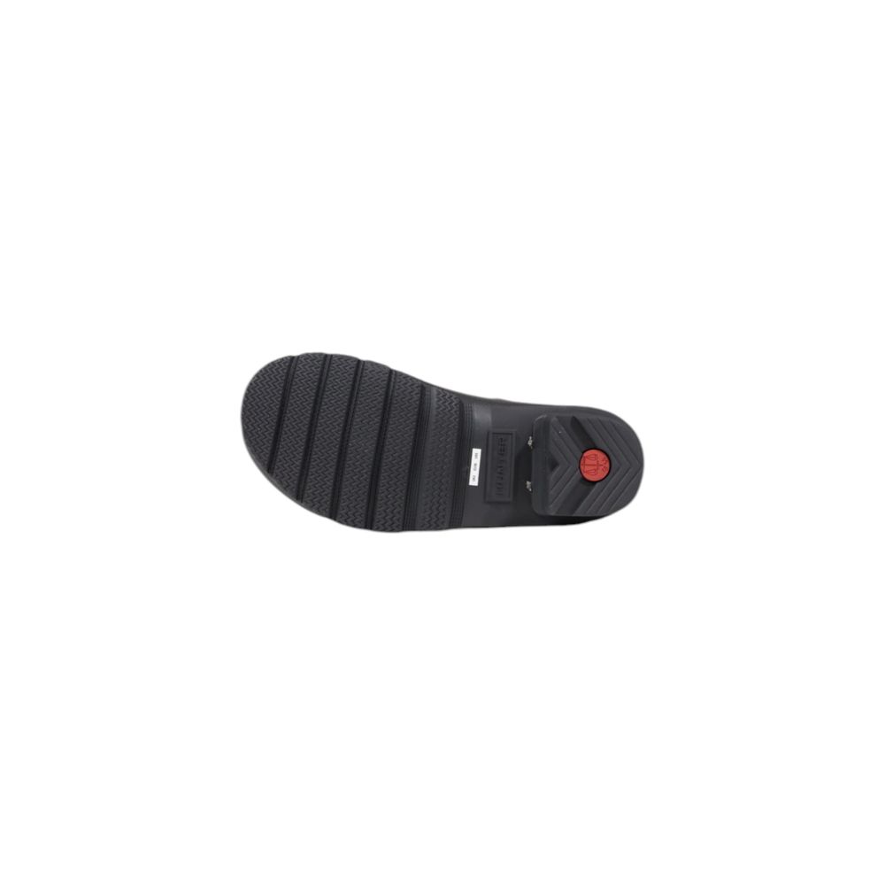 Hunter Black Stiefeletten aus recyceltem Polyester