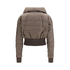 Moncler x Rick Owens Brauner Polyestermantel