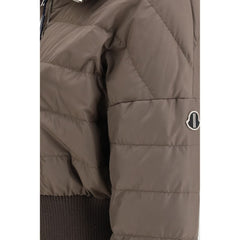 Moncler x Rick Owens Brauner Polyestermantel