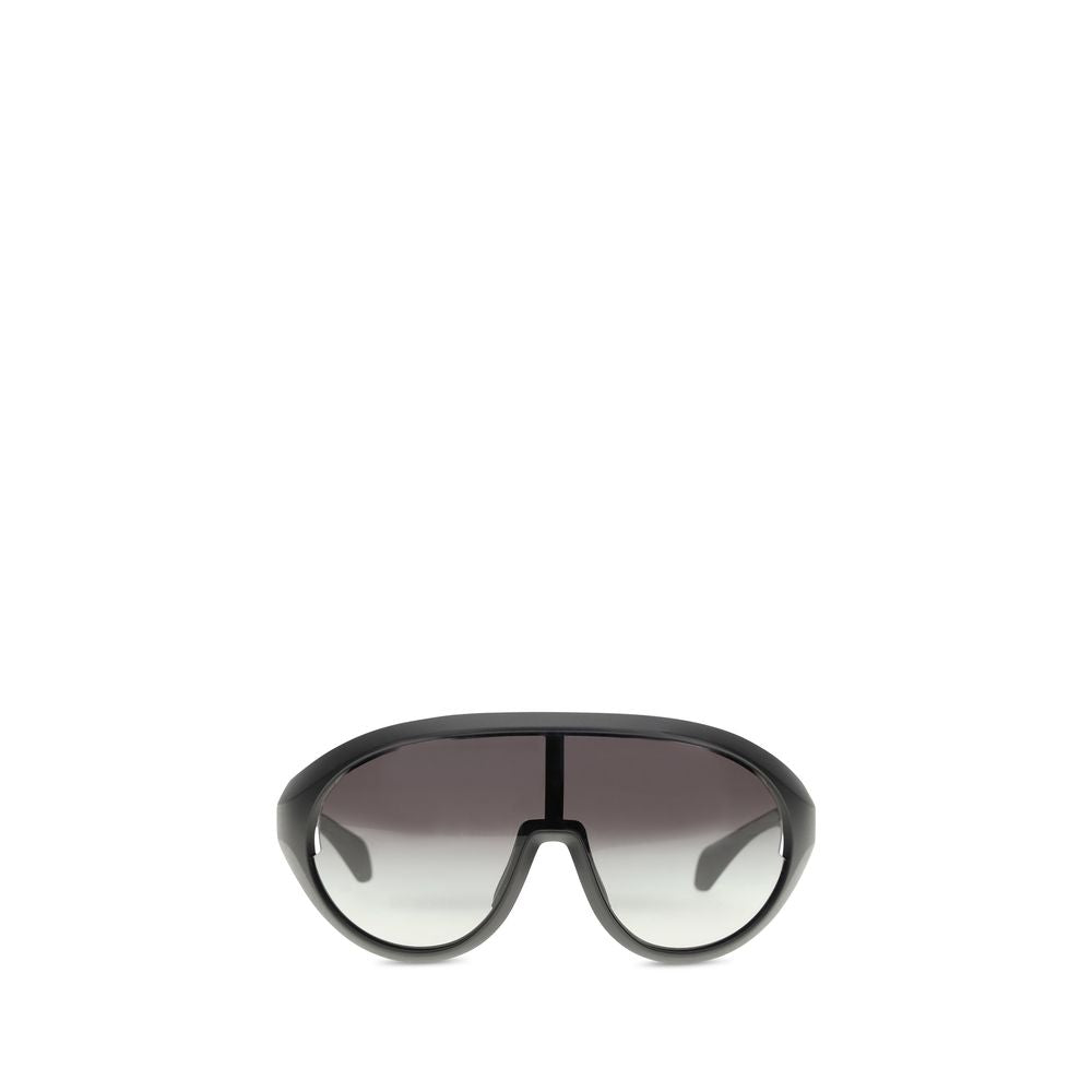 Moncler x Rick Owens Schwarze Polyamid-Sonnenbrille