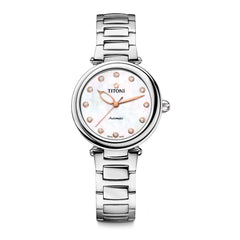TITONI Grijs Roestvrijstalen Galajurkhorloge