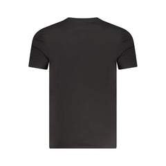 Guess Jeans Schwarzes Baumwoll-Herren-T-Shirt