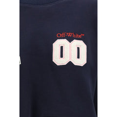 Off-White Blauw Katoenen Sweatshirt