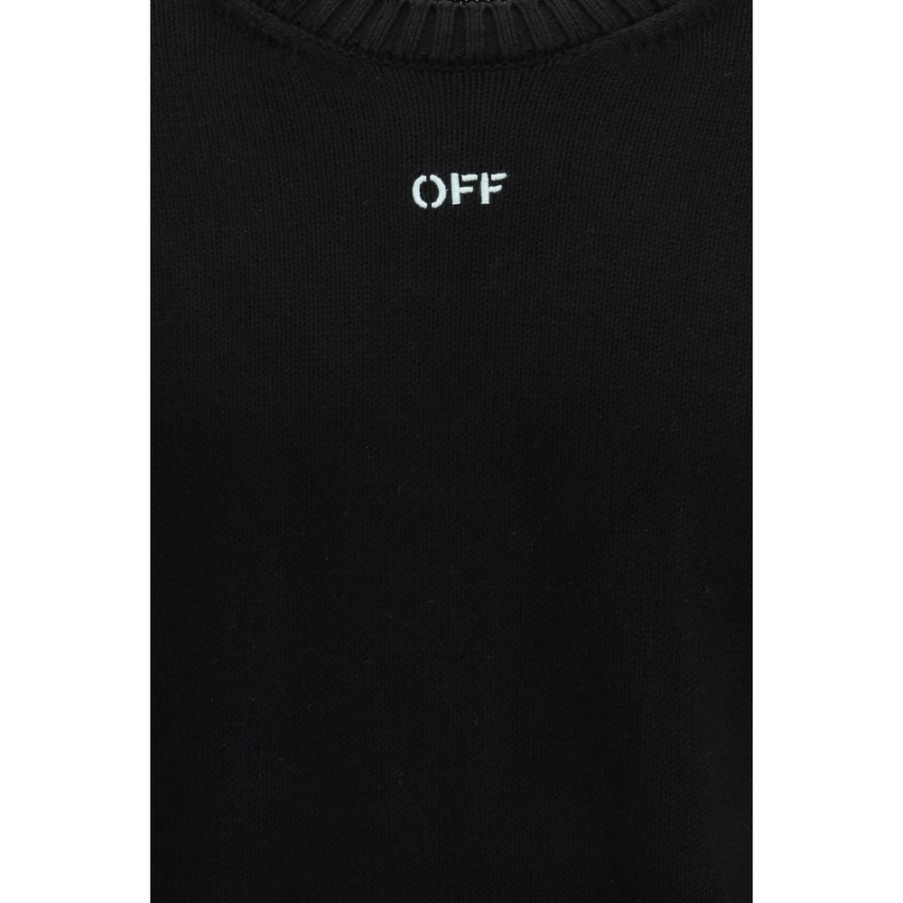 Off-White Schwarzes Baumwoll-Sweatshirt