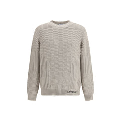 Off-White Beige Katoenen Sweatshirt