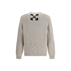 Off-White Beige Katoenen Sweatshirt