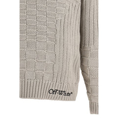 Off-White Beige Katoenen Sweatshirt