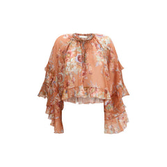Zimmermann Meerkleurige Katoenen Blouse