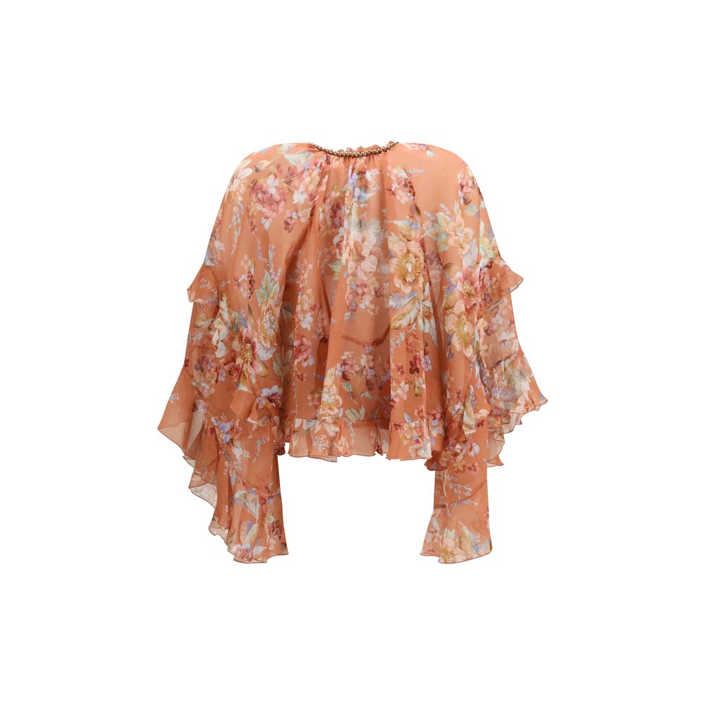 Zimmermann Meerkleurige Katoenen Blouse