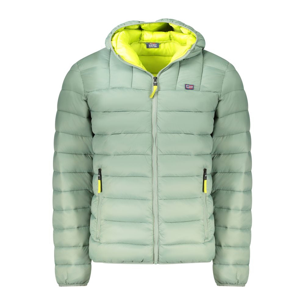 Norwegen 1963 Grüne Polyamid-Herrenjacke