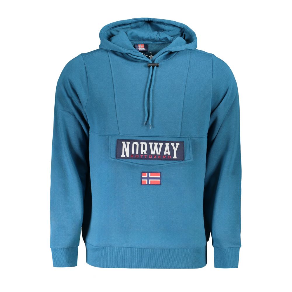 Norwegen 1963 Blau Baumwolle Herren Sweatshirt