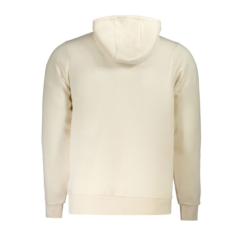 Norwegen 1963 Beigefarbener Herren-Kapuzenpullover aus Baumwolle