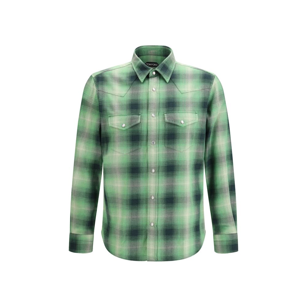 Tom Ford Bicolor Cotton Shirt