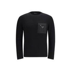 Prada Black Wool Sweatshirt