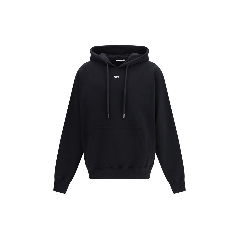 Off-White Schwarzes Baumwoll-Sweatshirt