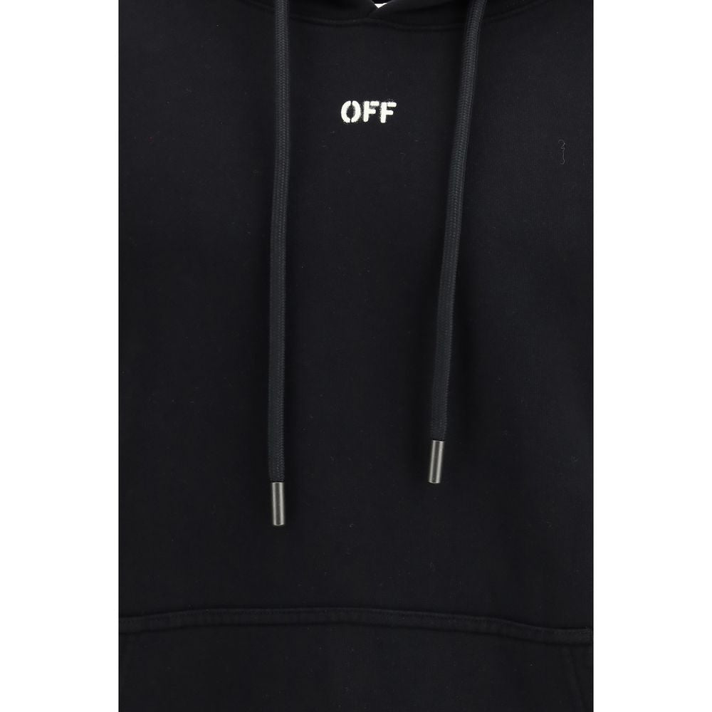 Off-White Schwarzes Baumwoll-Sweatshirt