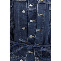 E.L.V. DENIM Blue Cotton Denim Jacket