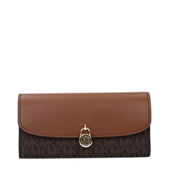 Michael Kors Bruine Stoffen Portemonnee