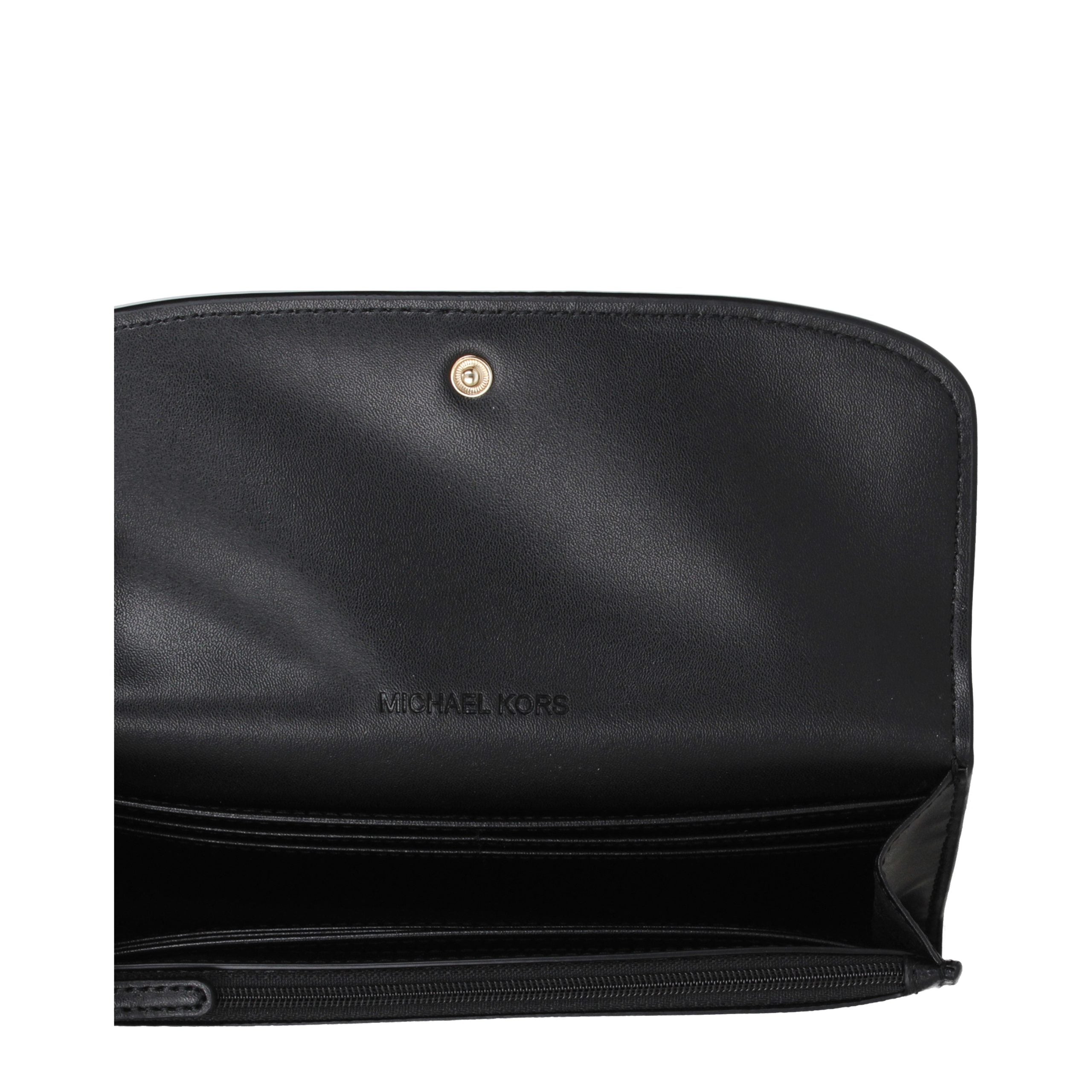 Michael Kors Geldbörse aus schwarzem Leder