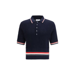 Thom Browne Blauw Katoenen Poloshirt