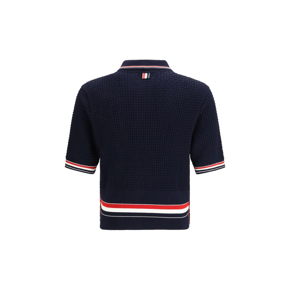 Thom Browne Blauw Katoenen Poloshirt