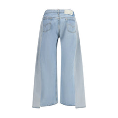 E.L.V. DENIM Blauwe Katoenen Jeans Denim