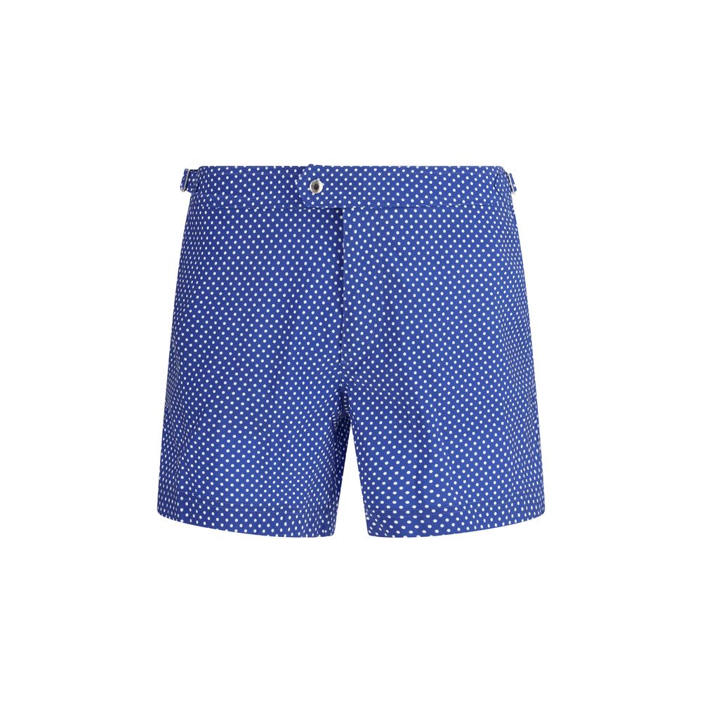 Tom Ford Blaue Polyester-Shorts