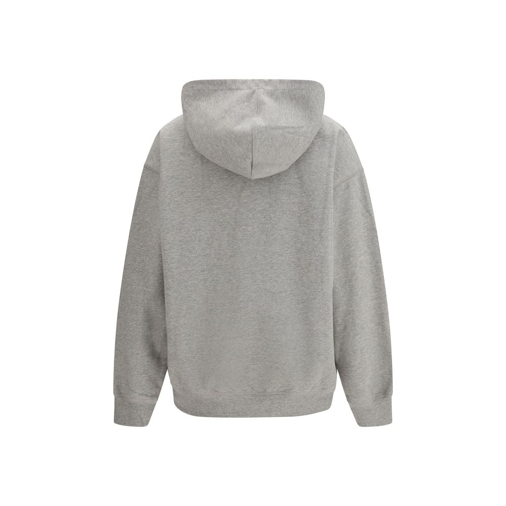Ganni graues Baumwoll-Sweatshirt