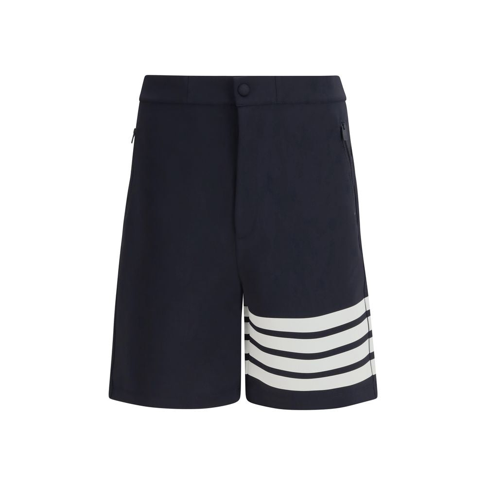 Thom Browne Bermuda-Shorts aus blauer Viskose