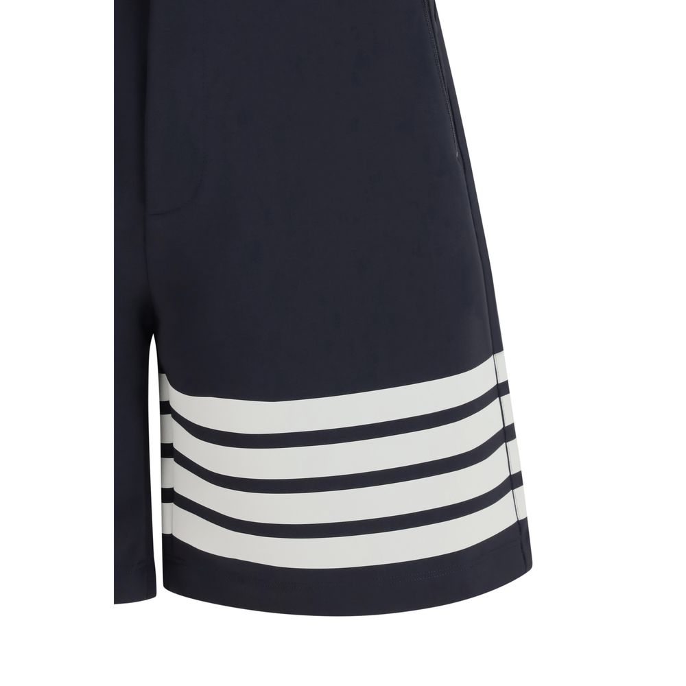 Thom Browne Bermuda-Shorts aus blauer Viskose