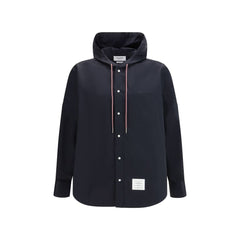 Thom Browne Schwarze Shell-Jacke aus Polyamid