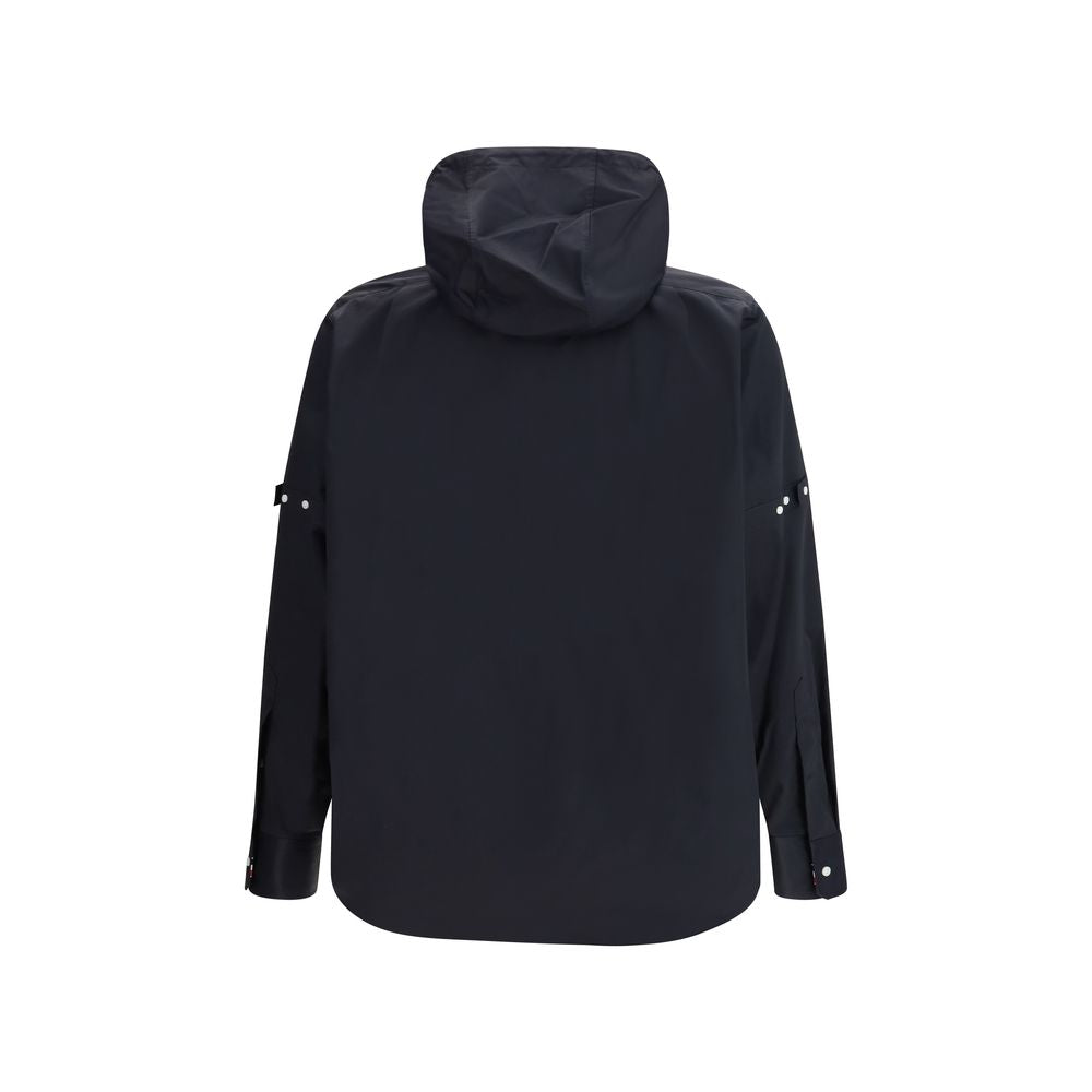 Thom Browne Schwarze Shell-Jacke aus Polyamid