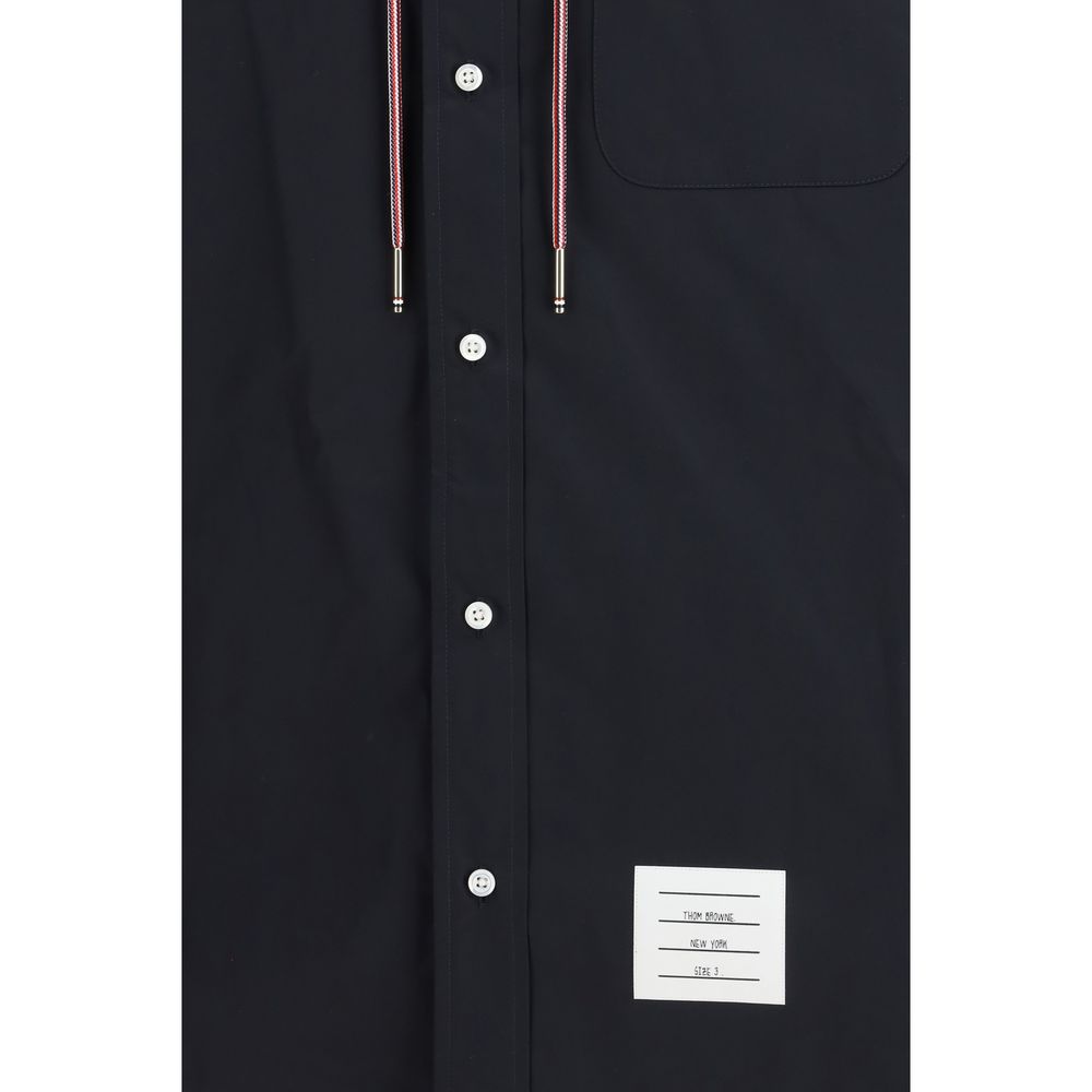 Thom Browne Schwarze Shell-Jacke aus Polyamid