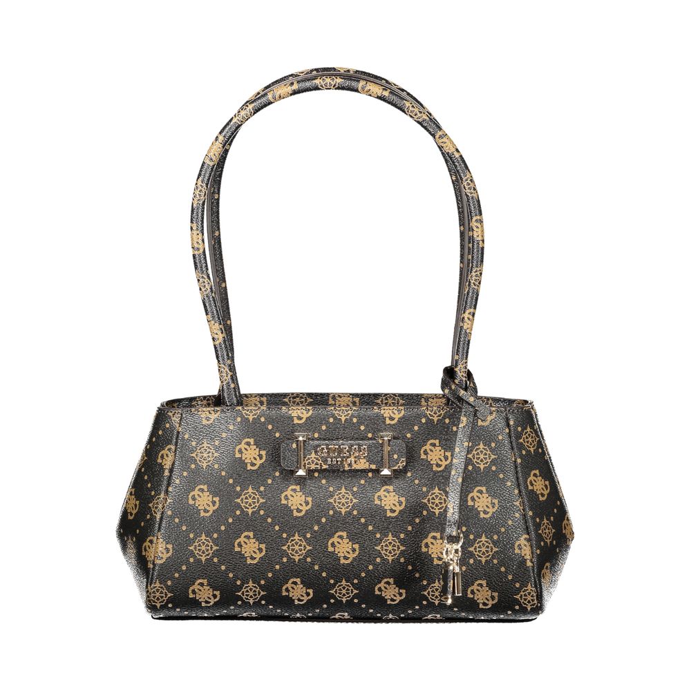 Guess Jeans Braune Polyurethan Damen Handtasche