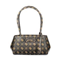 Guess Jeans Braune Polyurethan Damen Handtasche