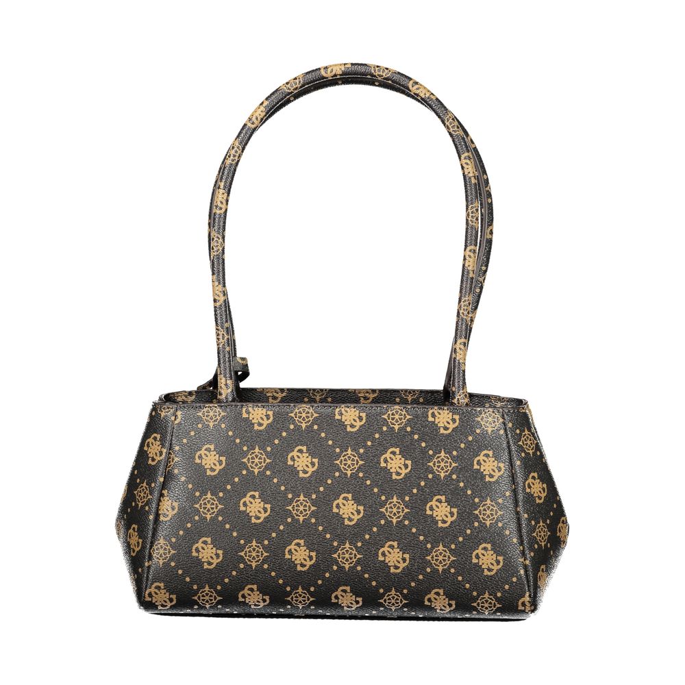 Guess Jeans Braune Polyurethan Damen Handtasche