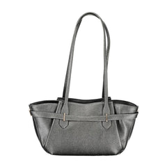 Guess Jeans Nero Polyurethaan Dames Handtas